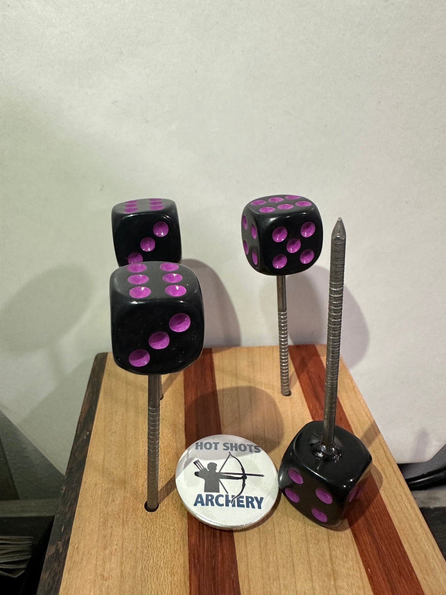 Black & Purple Dice