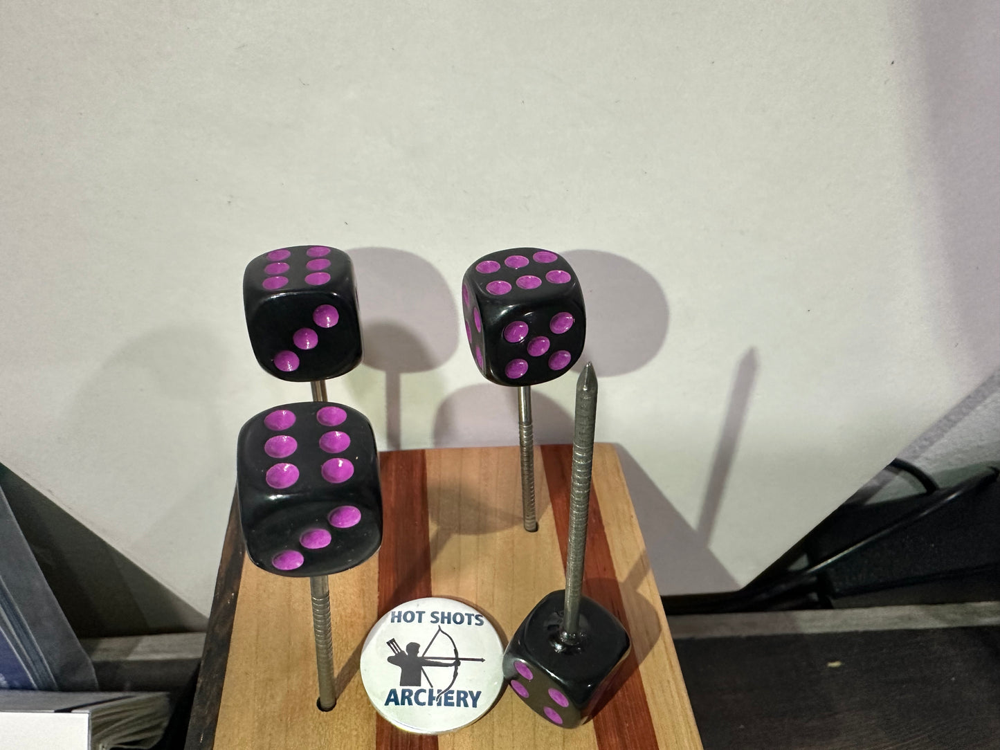 Black & Purple Dice