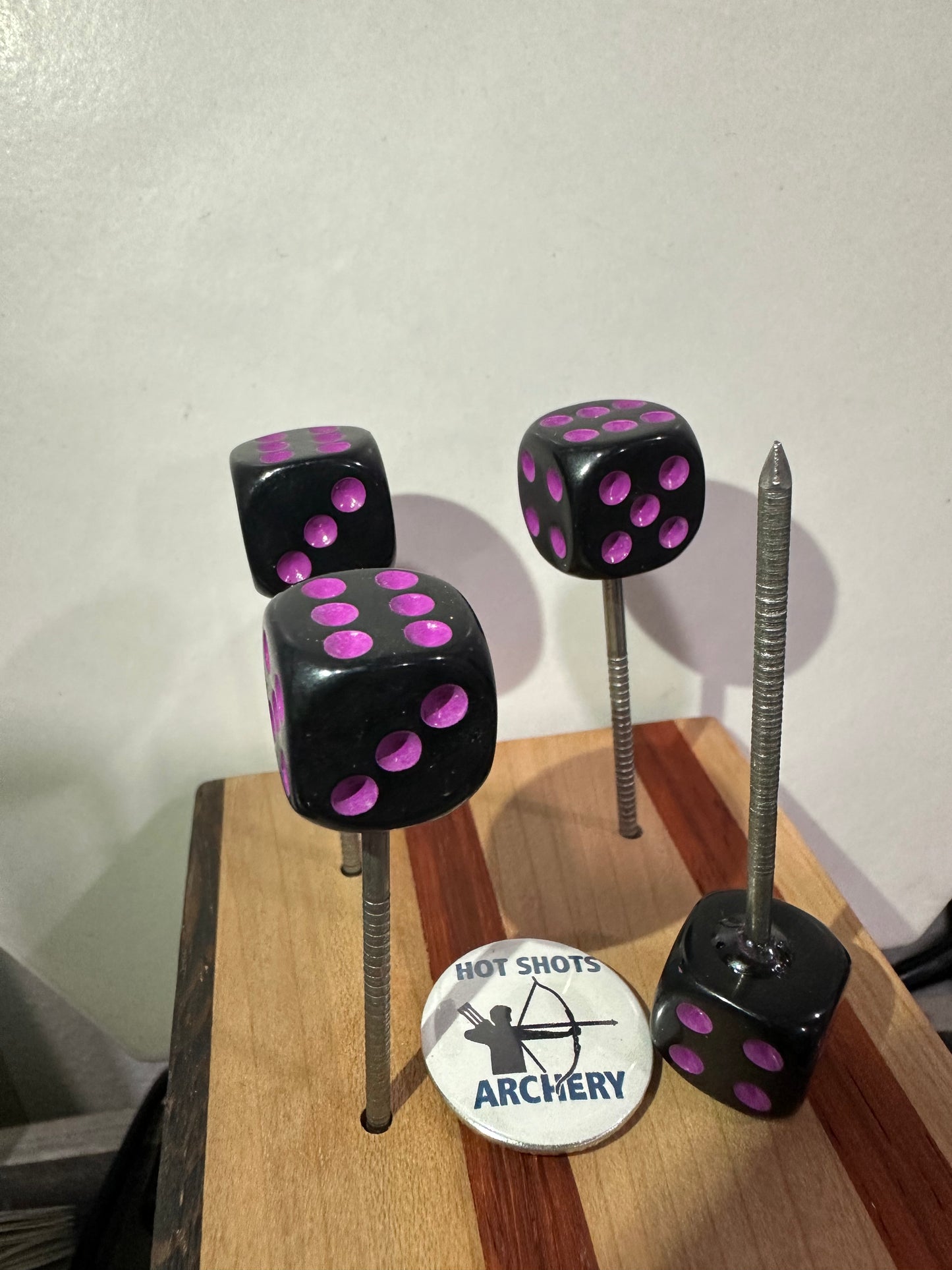 Black & Purple Dice