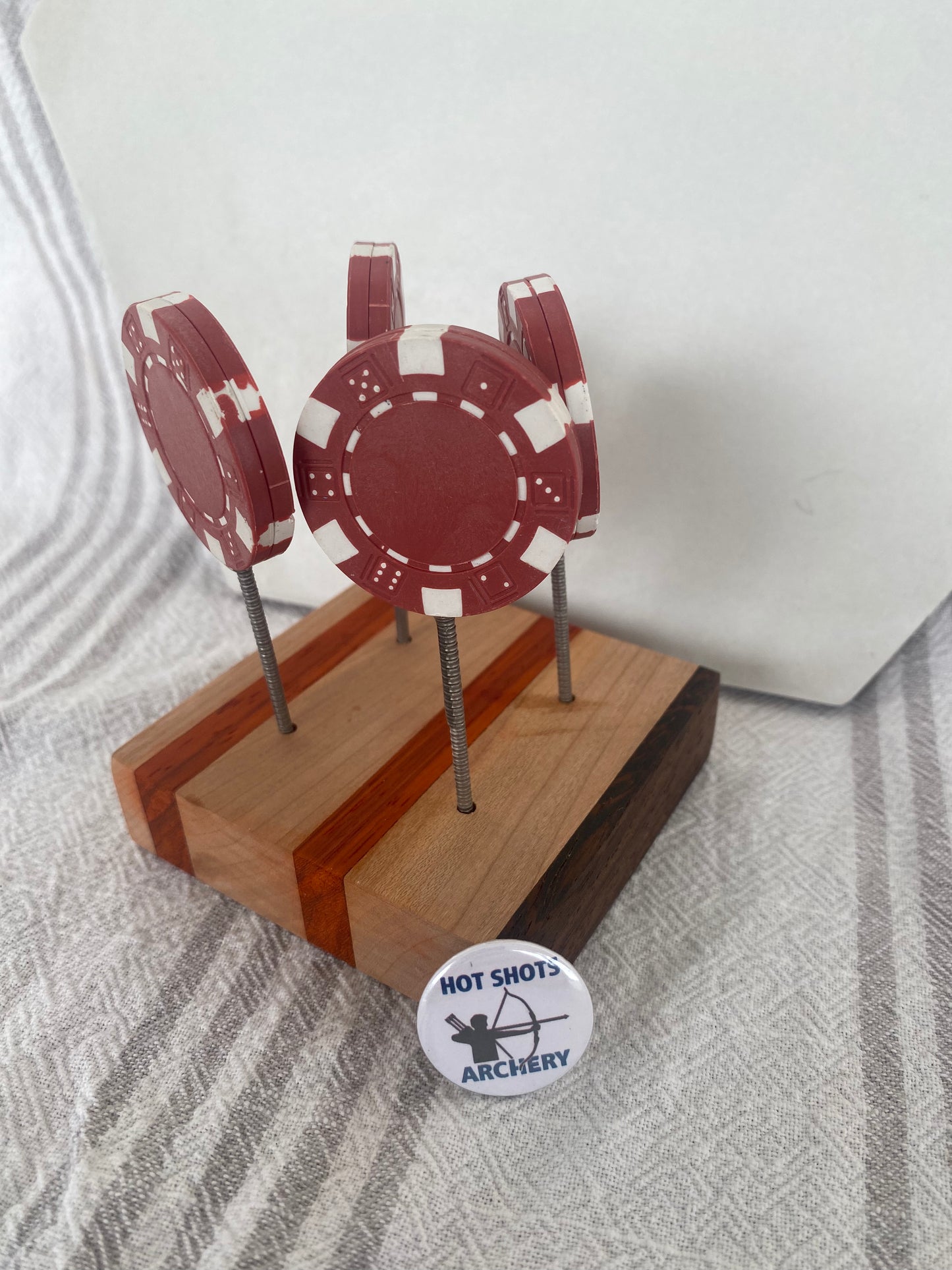 Poker Chips - Red & White