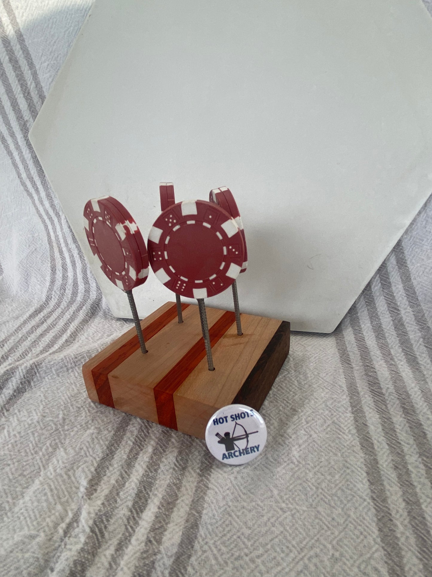 Poker Chips - Red & White