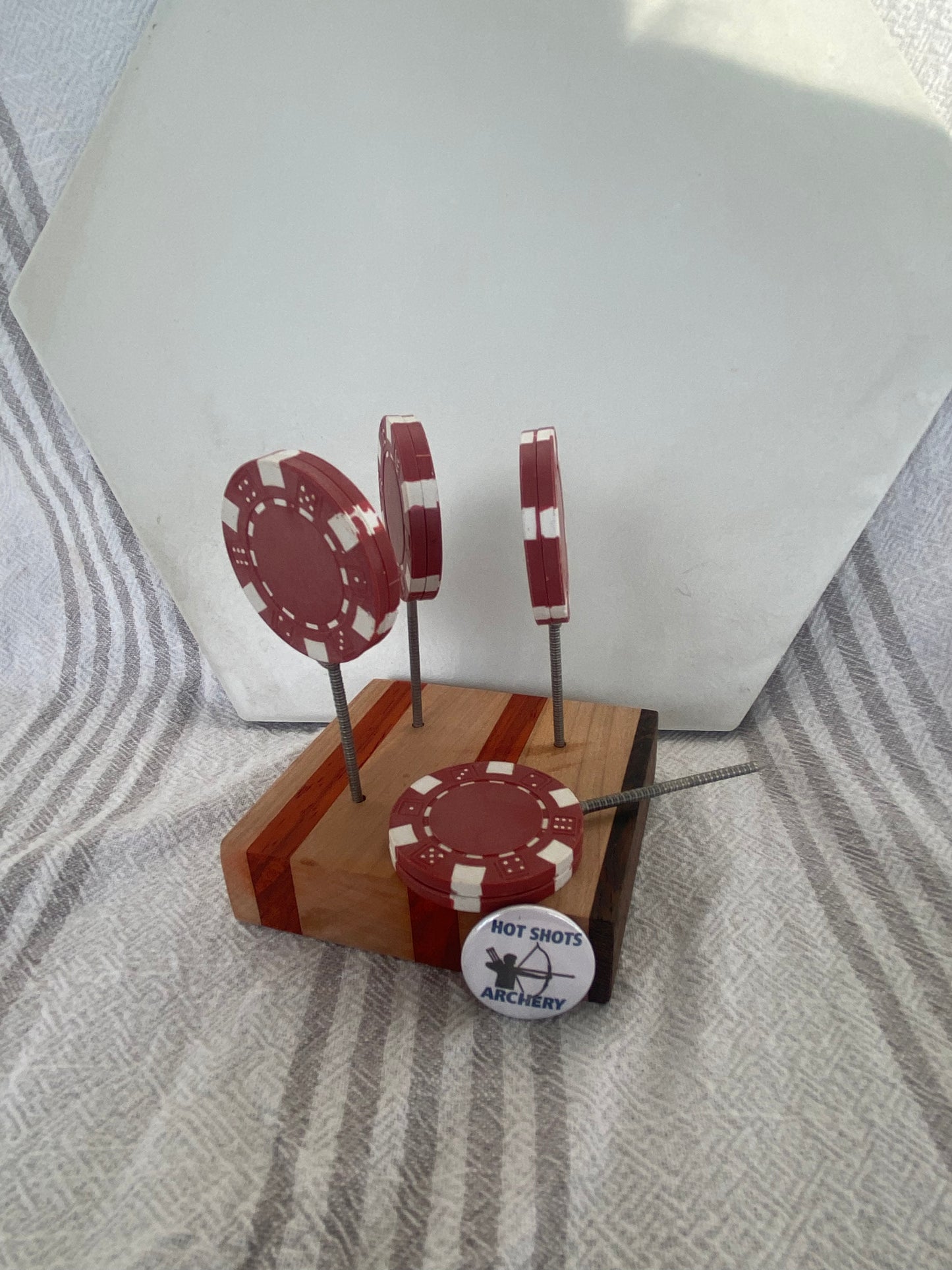 Poker Chips - Red & White